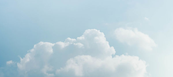 Low angle view of clouds in sky