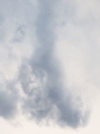 Low angle view of cloudy sky