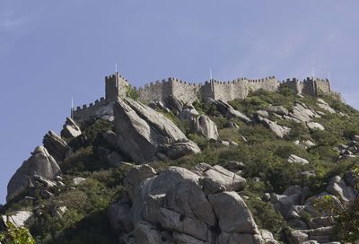 Overview of the castle of the moors, sintra