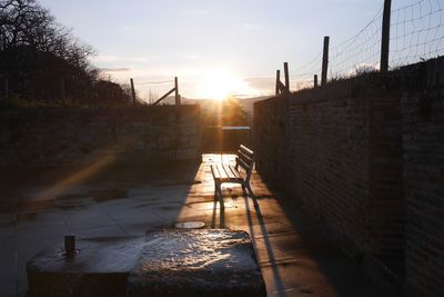 Scenic view of sunset