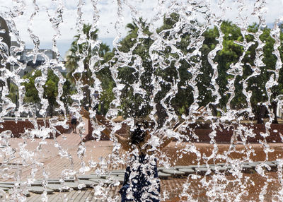 Close-up of splashing water