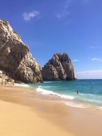 Scenic view of beach