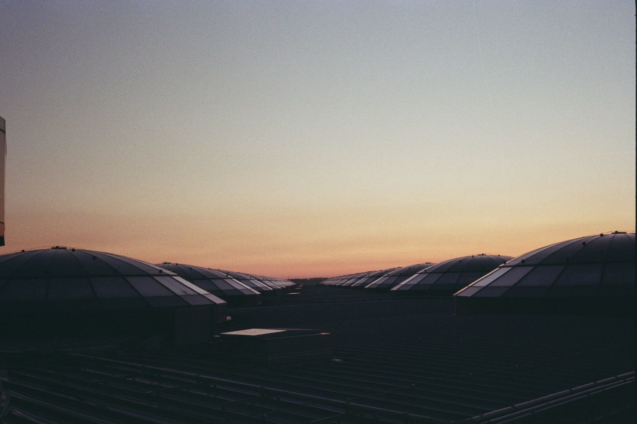 SCENIC VIEW OF LANDSCAPE AGAINST SKY AT SUNSET