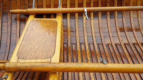 Backgrounds of wooden boat deck