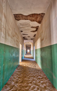 Kolmanskop deserted diamond mine in southern namibia taken in january 2018