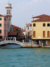 View of buildings at waterfront