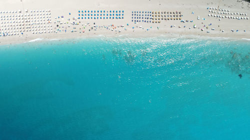 Swimming pool in sea