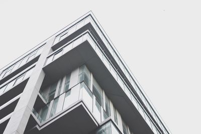 Low angle view of building against clear sky