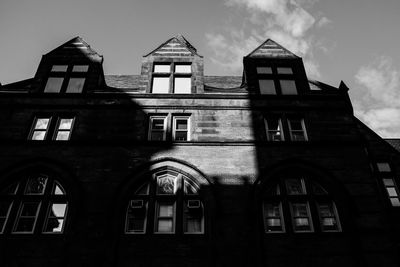 Low angle view of building against sky