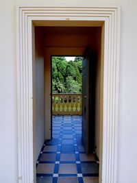 Entrance of building