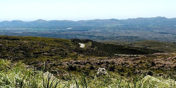 Scenic view of landscape against sky