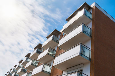 Low angle view of building against sky