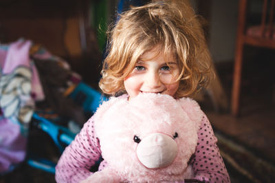 Portrait of cute girl