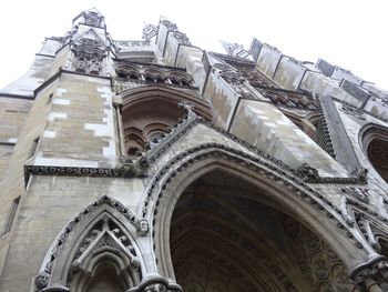 Low angle view of historical building