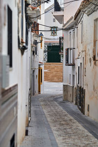 Street amidst buildings in city