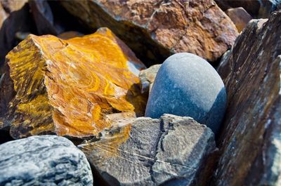 Close-up of rock formation