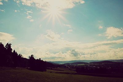 Scenic view of landscape against sky