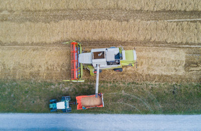 View of truck in farm