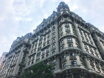 Low angle view of building against sky