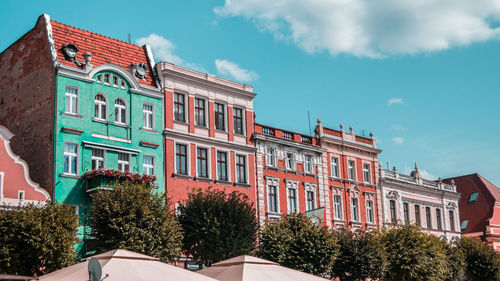 Low angle view of building against sky