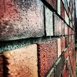 Close-up of brick wall