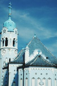 Low angle view of building against sky
