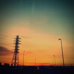 Tower against sky during sunset