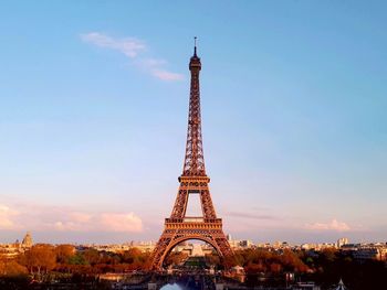 Tower against sky in city