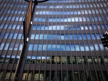 Low angle view of glass building