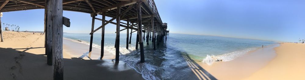 Panoramic view of sea against sky