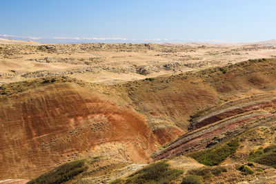 Scenic view of mountain range