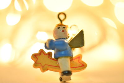 Close-up of christmas toy