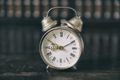 Close-up of clock