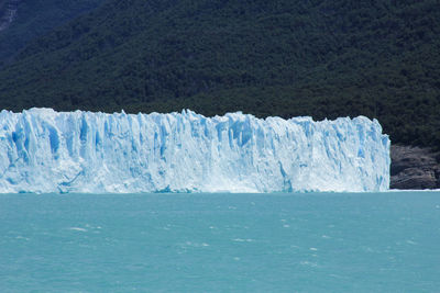 Scenic view of waterfall