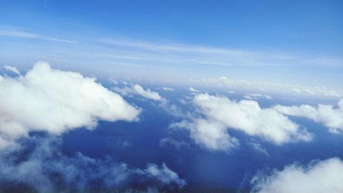 Low angle view of clouds in sky