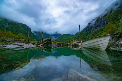 Tranquil clear lake