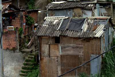 Houses against sky