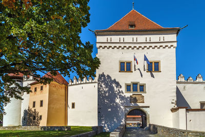 Castle in kezmarok town, slovakia. castle was mentioned for the first time in the year 1463