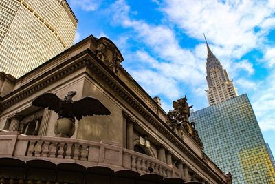 Low angle view of historical building against sky