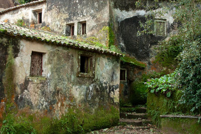 Old abandoned house in village