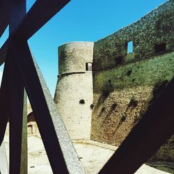 Low angle view of building against sky