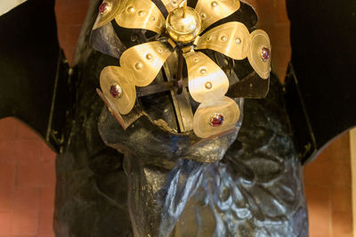 Close-up of buddha statue