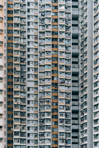 Low angle view of buildings in city