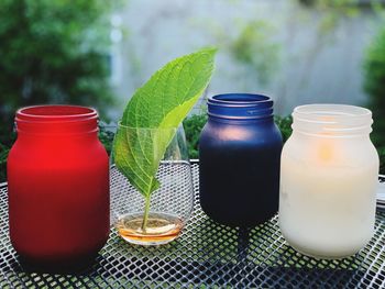 Close-up of drink on table