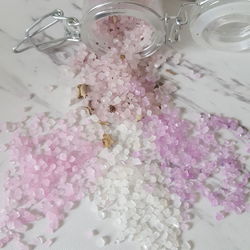 High angle view of flowers in jar on table