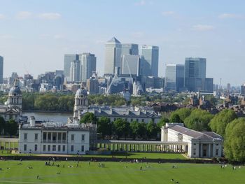 City skyline against sky