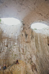 View of rock formations