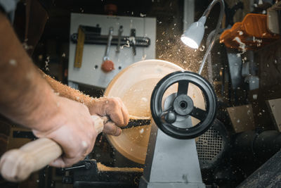 Man working in factory