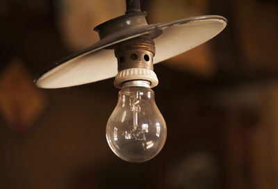 Close-up of light bulb