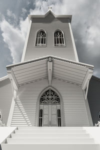 Low angle view of a church against sky